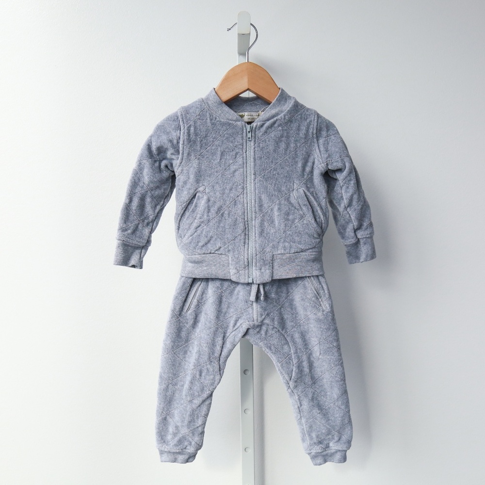 Monica + Andy Luxe Quilted Baby Tracksuit